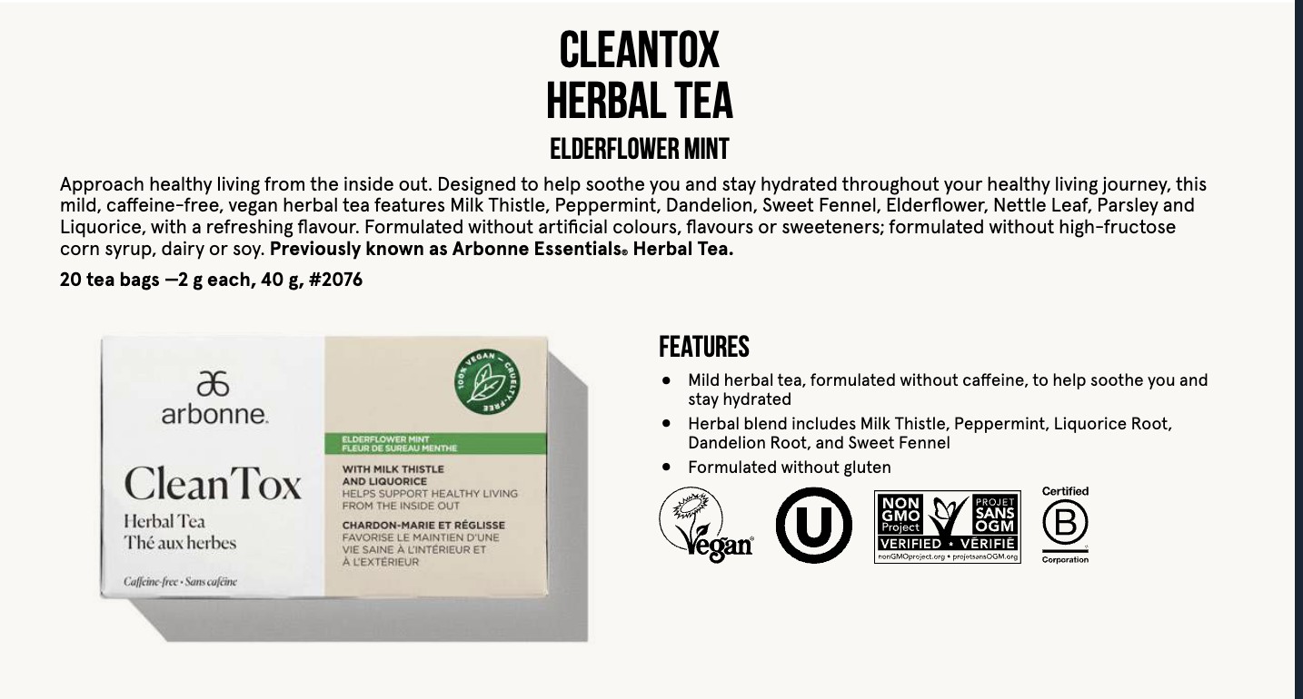 CleanTox Herbal Tea